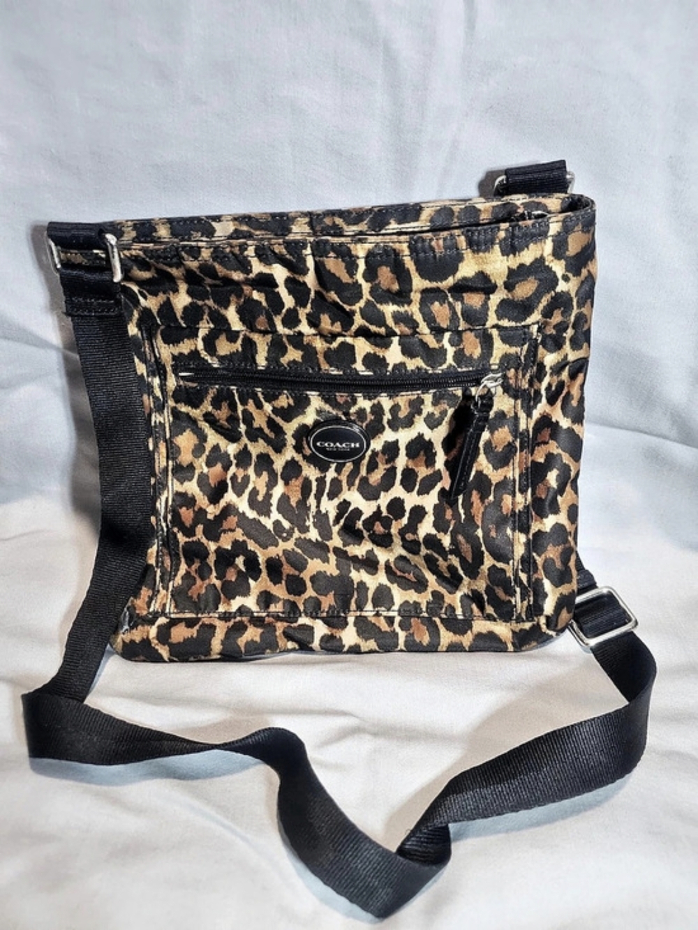 Coach Leopard Print Crossbody Bag